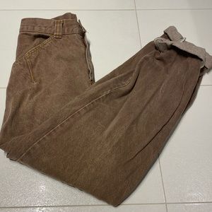 Vintage brown mom jeans